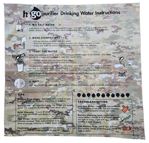 H2gO Bandana - Camo Version